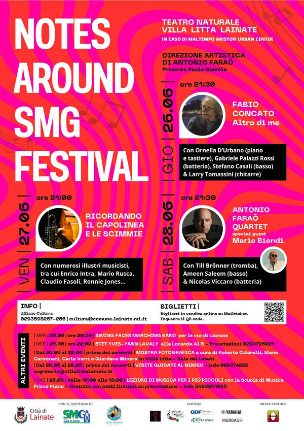 Notes Around SMG - Il grande jazz a Villa Litta